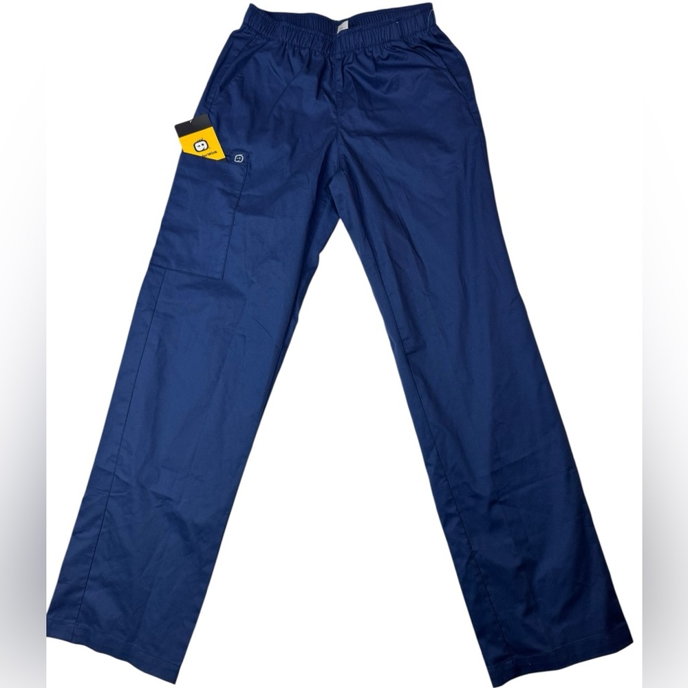 WonderWink WonderWORK Women’s Scrub Pants‎ – Navy Blue – Size Small NWT